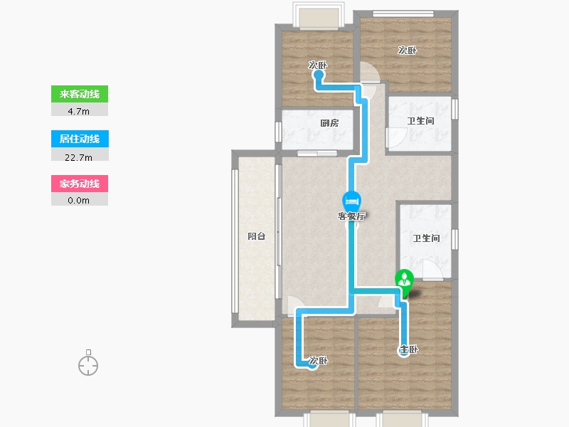 福建省-莆田市-融创龍德井壹号-117.17-户型库-动静线