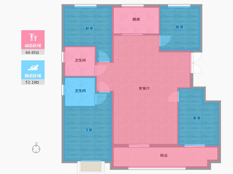 山东省-潍坊市-凤栖桃源-114.24-户型库-动静分区