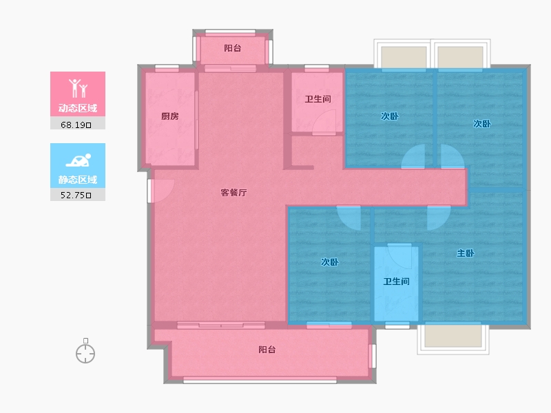 江西省-赣州市-家和新城-115.00-户型库-动静分区