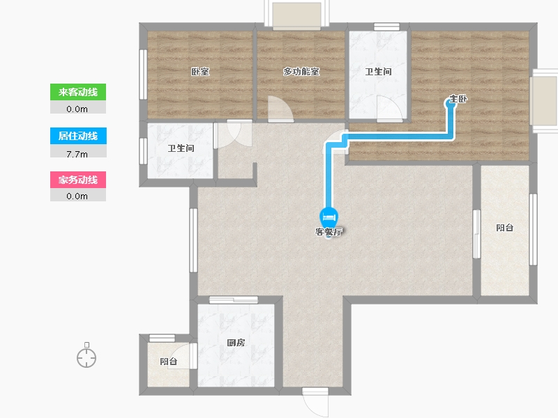 安徽省-淮北市-恒大悦府-99.20-户型库-动静线