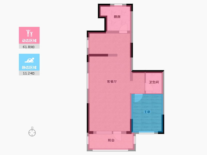 河北省-廊坊市-世贸·萨拉曼卡八号地-96.00-户型库-动静分区