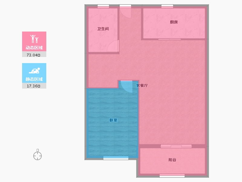 福建省-宁德市-天润云玺-83.20-户型库-动静分区