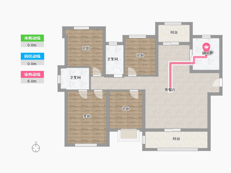 福建省-泉州市-建发和著-106.00-户型库-动静线