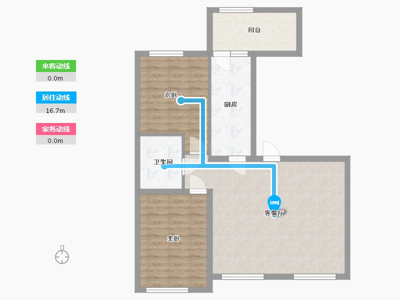 吉林省-长春市-南溪虹著-80.23-户型库-动静线