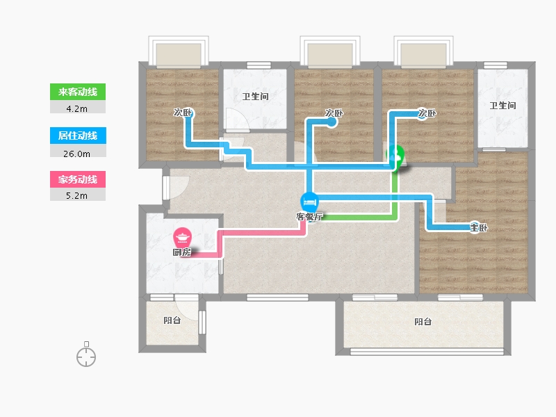 四川省-成都市-优筑天府城-102.40-户型库-动静线