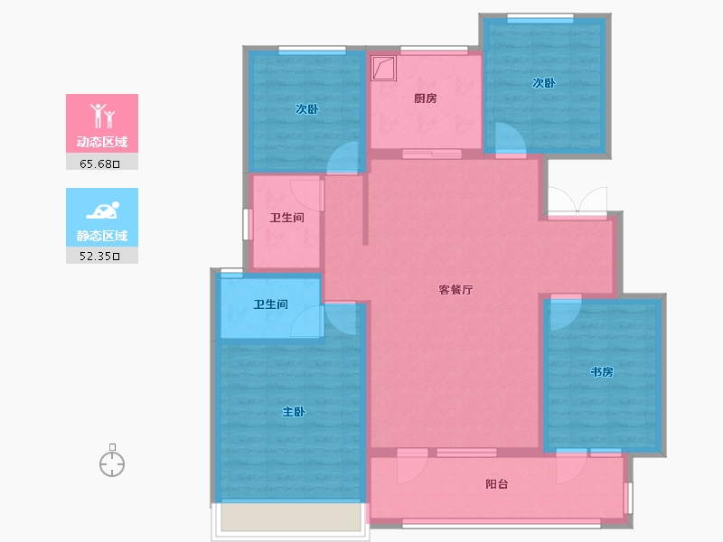 山东省-济宁市-济宁中海城3区-112.00-户型库-动静分区