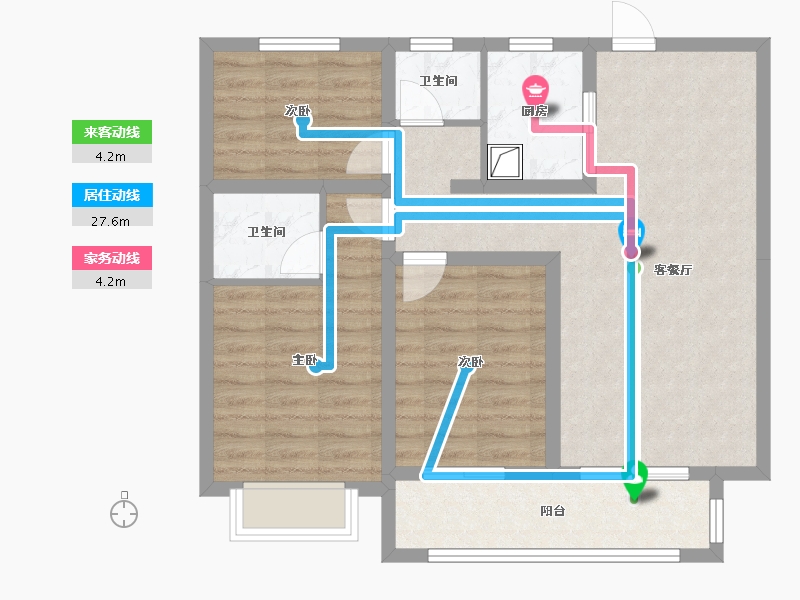 山西省-临汾市-恒富-94.89-户型库-动静线