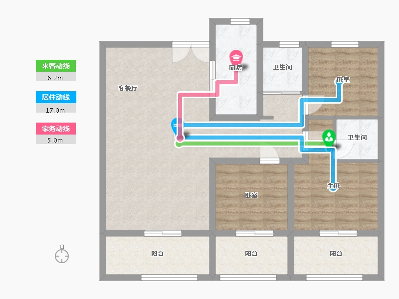 甘肃省-临夏回族自治州-河州学府-94.90-户型库-动静线