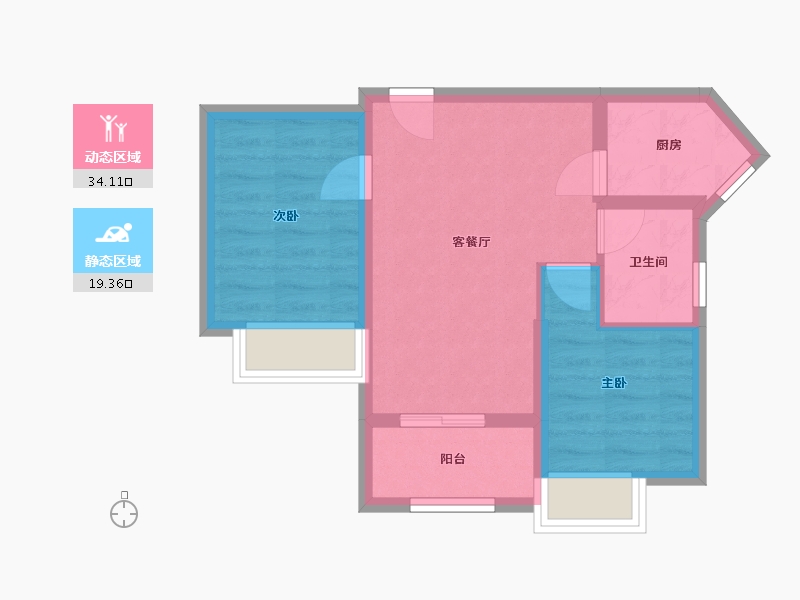 广东省-深圳市-深铁熙府-56.00-户型库-动静分区