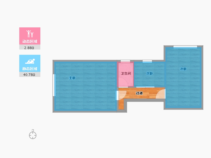 广东省-惠州市-翡翠华庭-65.00-户型库-动静分区