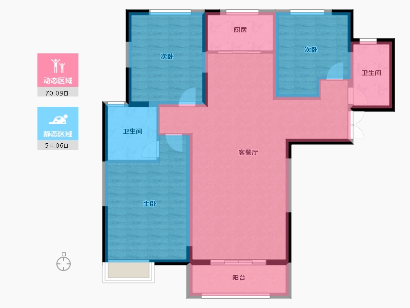 河南省-郑州市-豫森城大孟砦城中村改造项目F-01地块-112.00-户型库-动静分区