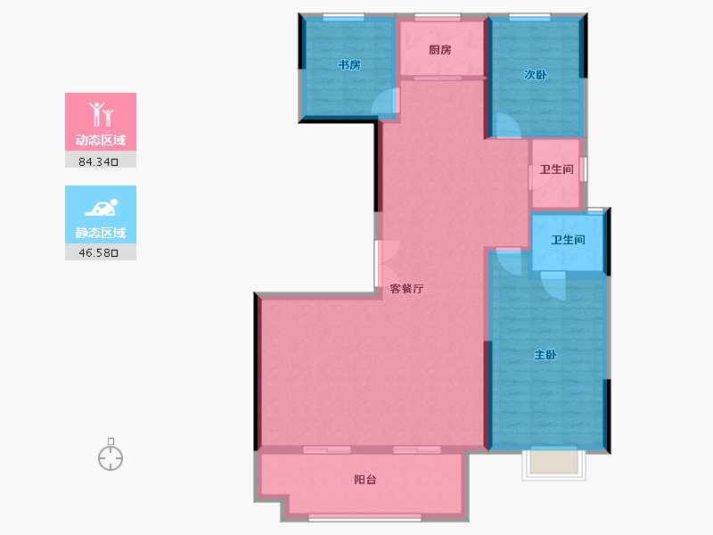 山东省-济宁市-尚龙原著-119.20-户型库-动静分区