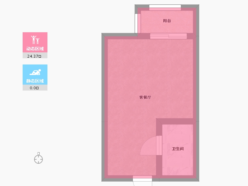 湖北省-武汉市-铁机新居-23.59-户型库-动静分区