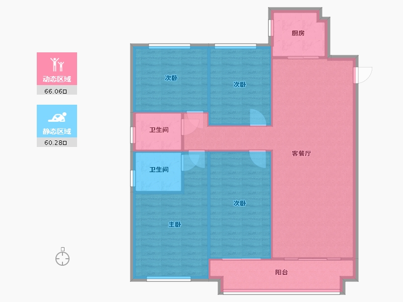 浙江省-温州市-横渎绣苑-157.40-户型库-动静分区