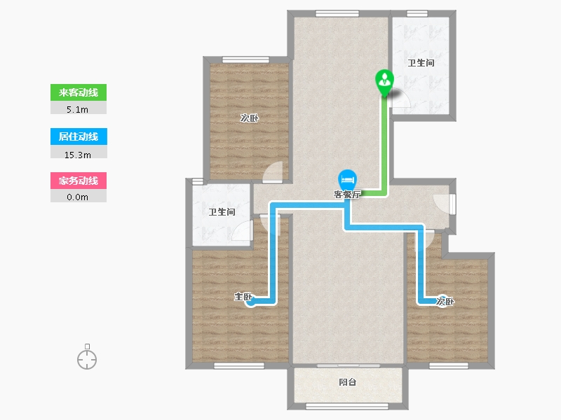 河南省-新乡市-华恩城-117.00-户型库-动静线