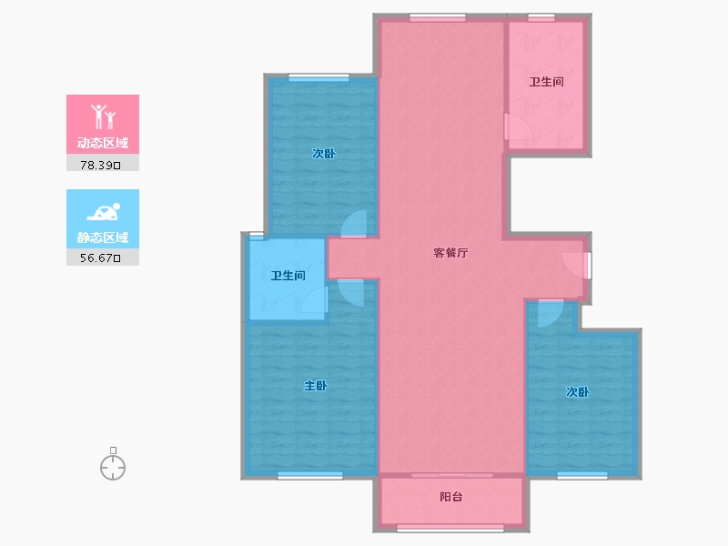 河南省-新乡市-华恩城-117.00-户型库-动静分区