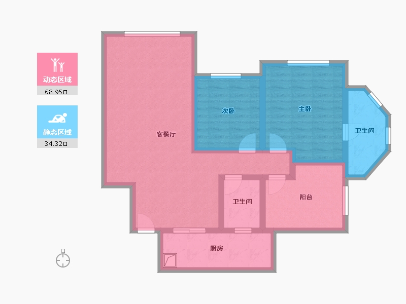 广东省-广州市-华南碧桂园-91.20-户型库-动静分区