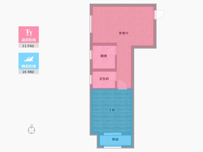 河南省-郑州市-华润-48.82-户型库-动静分区