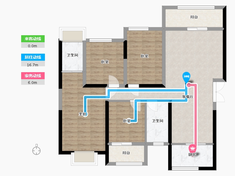 湖南省-常德市-穿紫河壹号-112.00-户型库-动静线