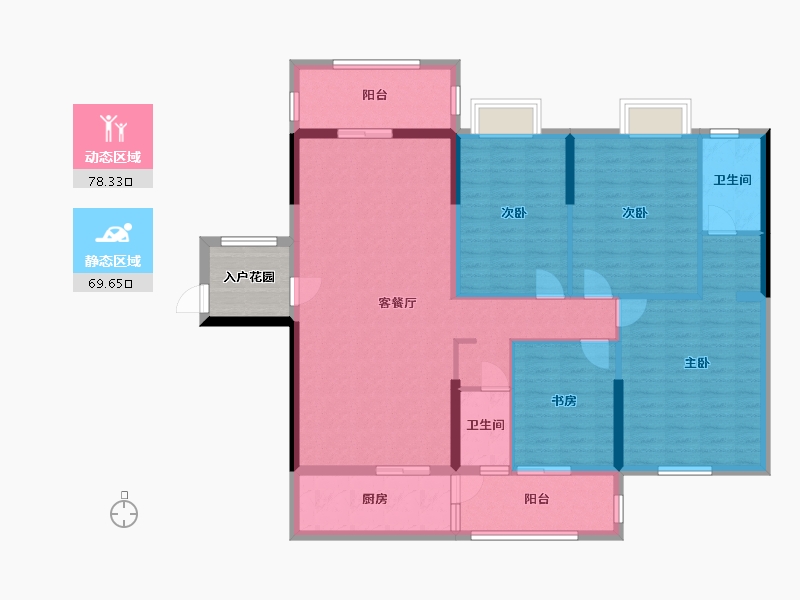 广西壮族自治区-防城港市-春江嘉园-139.20-户型库-动静分区