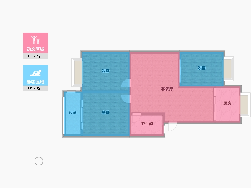 河北省-邯郸市-南湖一号-113.00-户型库-动静分区