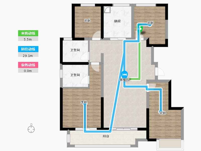 河北省-邯郸市-春华秋实-112.00-户型库-动静线