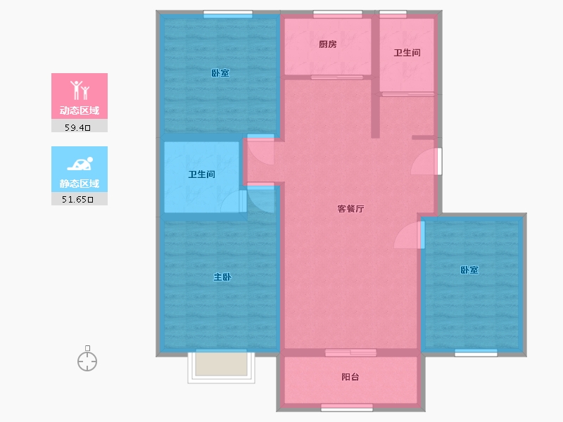 河南省-鹤壁市-御金湾-99.18-户型库-动静分区