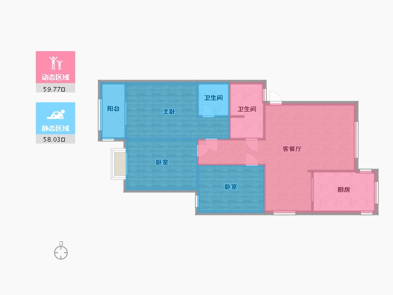 河南省-郑州市-久久思达-东院-98.00-户型库-动静分区