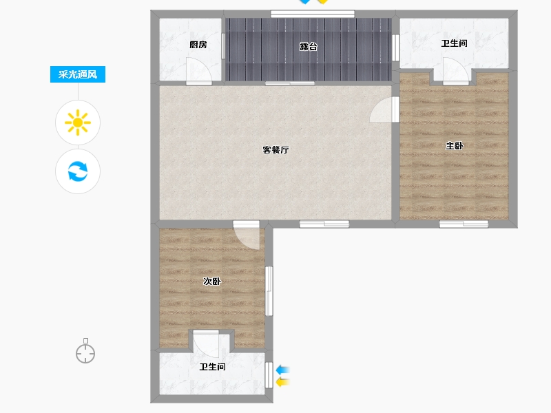 云南省-保山市-凤凰保集伊甸园-118.72-户型库-采光通风