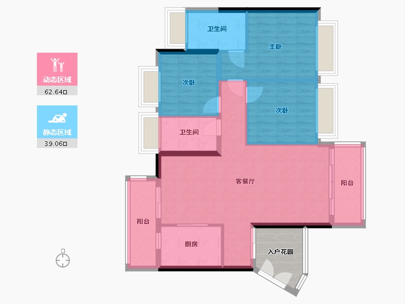 广东省-韶关市-沙湖绿洲-99.00-户型库-动静分区