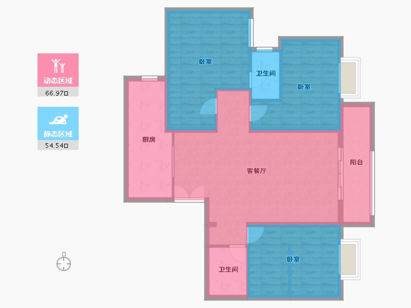 海南省-海口市-时代城-112.00-户型库-动静分区