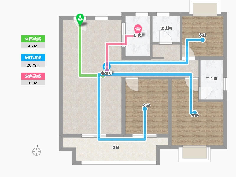 江西省-南昌市-旭辉-87.20-户型库-动静线