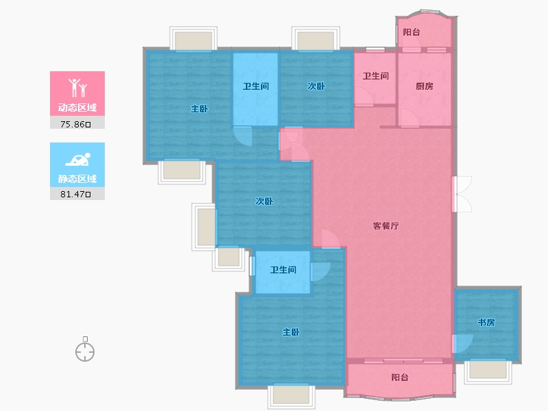 广东省-深圳市-统建楼小区-120.80-户型库-动静分区