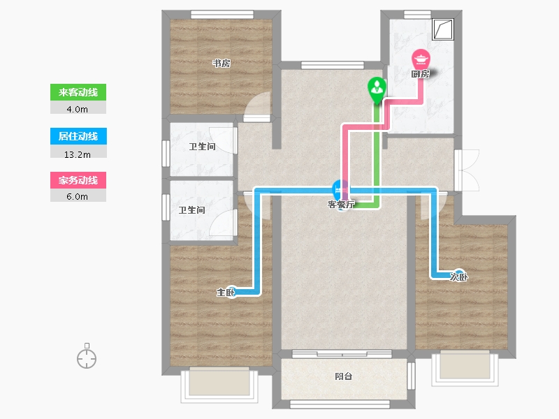 河北省-邢台市-盛国际-99.20-户型库-动静线