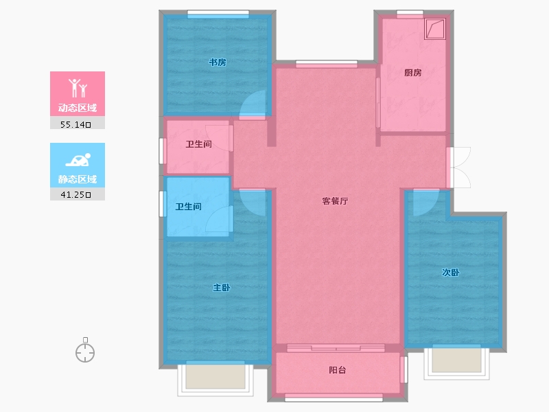 河北省-邢台市-盛国际-99.20-户型库-动静分区