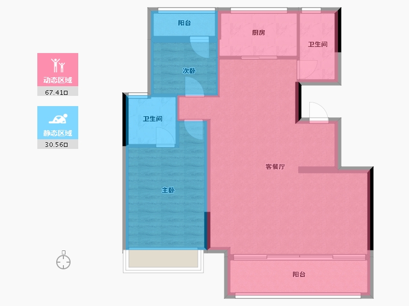 安徽省-马鞍山市-云湖万象-92.20-户型库-动静分区