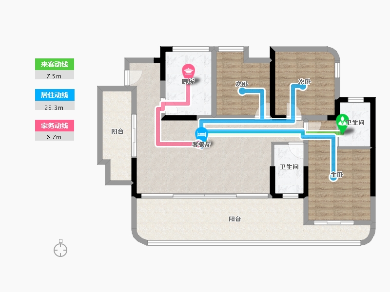 四川省-德阳市-众博·未来城-112.08-户型库-动静线