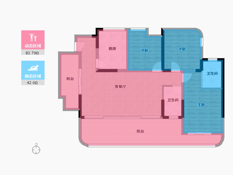 四川省-德阳市-众博·未来城-112.08-户型库-动静分区