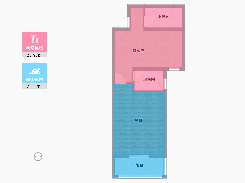 山西省-晋中市-中格云景小镇-45.22-户型库-动静分区