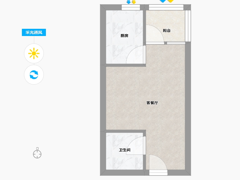 广东省-深圳市-深铁阅山境花园-37.00-户型库-采光通风