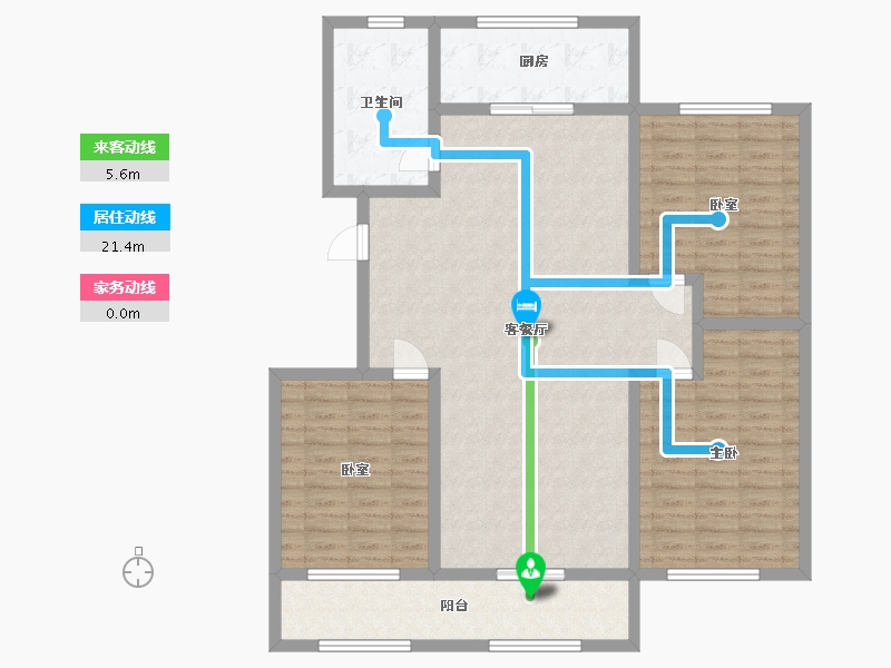 山东省-潍坊市-名仕豪庭-121.10-户型库-动静线