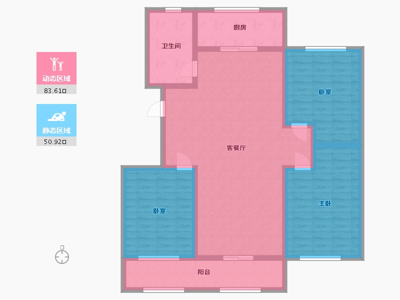 山东省-潍坊市-名仕豪庭-121.10-户型库-动静分区