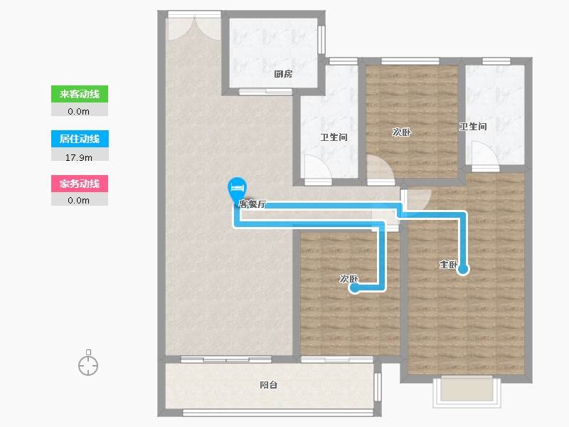 山东省-菏泽市-中达御府-130.00-户型库-动静线