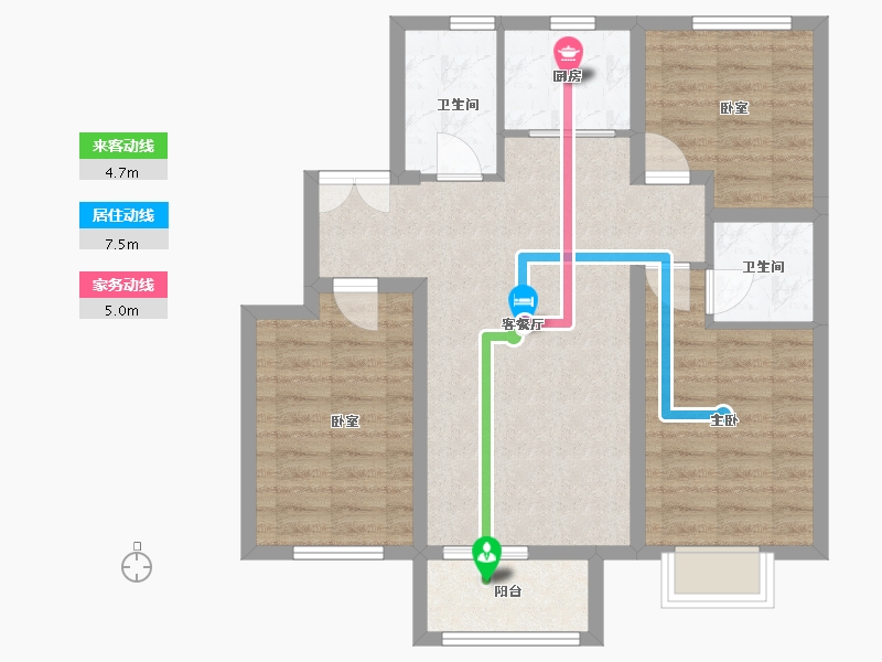 河北省-承德市-盛和居-84.00-户型库-动静线