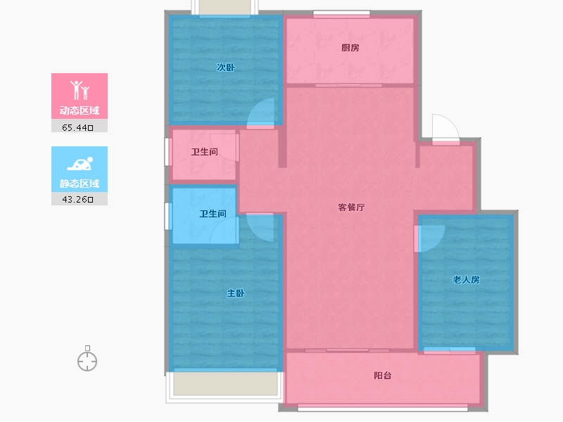 河北省-邢台市-丰州学府-98.01-户型库-动静分区