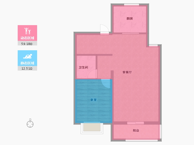 山西省-太原市-保利和光尘樾-109.60-户型库-动静分区