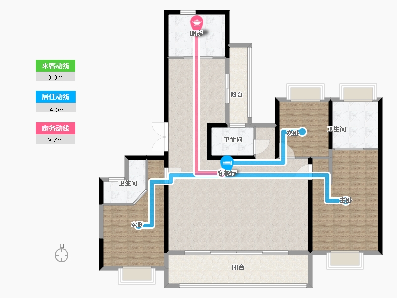 广东省-潮州市-华侨城纯水岸-164.00-户型库-动静线