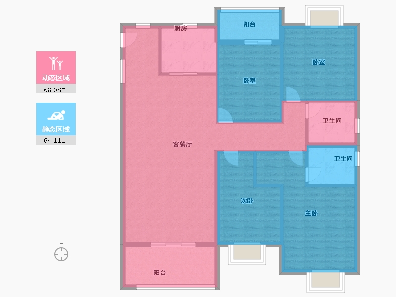 福建省-莆田市-国投景园-120.00-户型库-动静分区