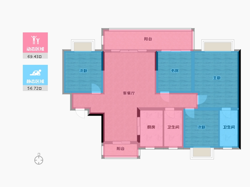 贵州省-黔东南苗族侗族自治州-三江一品-120.00-户型库-动静分区