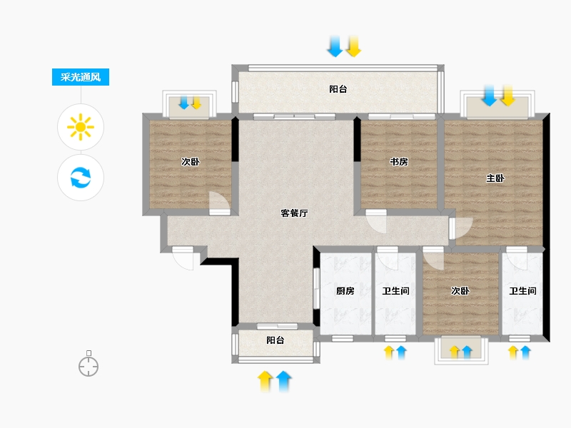 贵州省-黔东南苗族侗族自治州-三江一品-120.00-户型库-采光通风